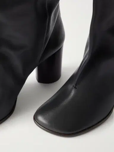 Lemaire Crease Leather Knee Boots | Thumbnail 5 Lemaire Crease Leather Knee Boots | Thumbnail 5