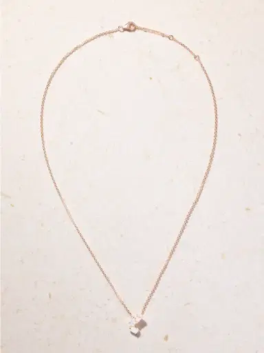 Repossi Serti Sur Vide 18-karat Rose Gold Diamond Necklace | Thumbnail 4 Repossi Serti Sur Vide 18-karat Rose Gold Diamond Necklace | Thumbnail 4