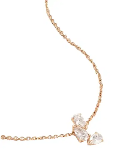 Repossi Serti Sur Vide 18-karat Rose Gold Diamond Necklace | Thumbnail 1 Repossi Serti Sur Vide 18-karat Rose Gold Diamond Necklace | Thumbnail 1