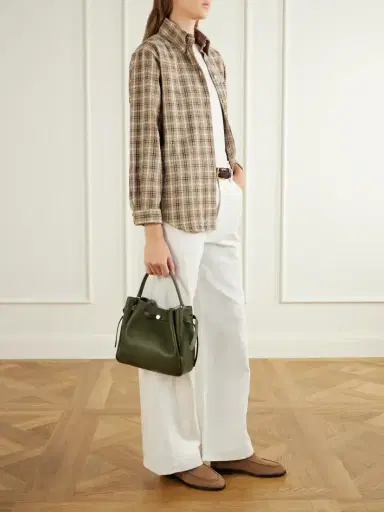 Tory Burch Romy Leather Bucket Bag | Thumbnail 3 Tory Burch Romy Leather Bucket Bag | Thumbnail 3