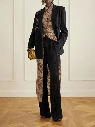 Dries Van Noten Printed Jersey Maxi Dress | Thumbnail 2 Dries Van Noten Printed Jersey Maxi Dress | Thumbnail 2