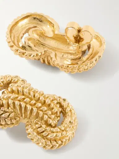 PAOLA SIGHINOLFI Maja 18-karat Gold-plated Pewter Earrings | Thumbnail 4 PAOLA SIGHINOLFI Maja 18-karat Gold-plated Pewter Earrings | Thumbnail 4