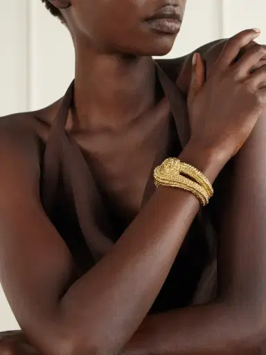 PAOLA SIGHINOLFI Maja 18-karat Gold-plated Pewter Bangle | Thumbnail 2 PAOLA SIGHINOLFI Maja 18-karat Gold-plated Pewter Bangle | Thumbnail 2