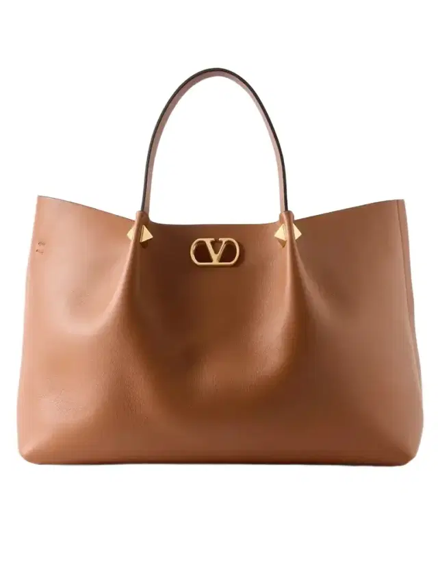 Vlogo Signature Studded Leather Tote Vlogo Signature Studded Leather Tote