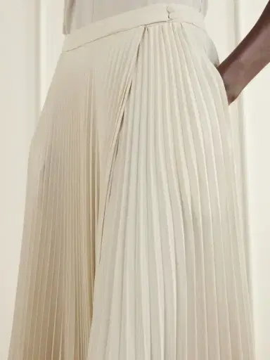 Tom Ford Plisse Crepe De Chine Midi Skirt | Thumbnail 5 Tom Ford Plisse Crepe De Chine Midi Skirt | Thumbnail 5