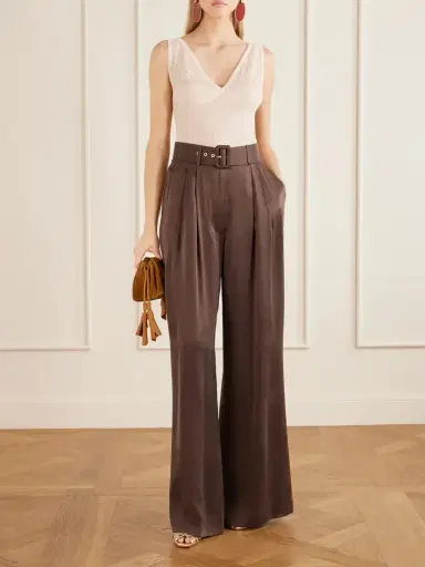 Zimmermann Lace-trimmed Pointelle-knit Wool-blend Top | Thumbnail 2 Zimmermann Lace-trimmed Pointelle-knit Wool-blend Top | Thumbnail 2