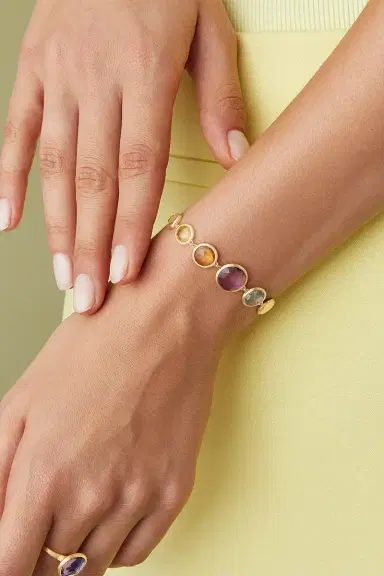 MARCO BICEGO Jaipur Mixed Gemstone Graduated Bracelet | Thumbnail 2 MARCO BICEGO Jaipur Mixed Gemstone Graduated Bracelet | Thumbnail 2