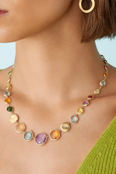 MARCO BICEGO Jaipur Mixed Gemstone Graduated Necklace | Thumbnail 2 MARCO BICEGO Jaipur Mixed Gemstone Graduated Necklace | Thumbnail 2