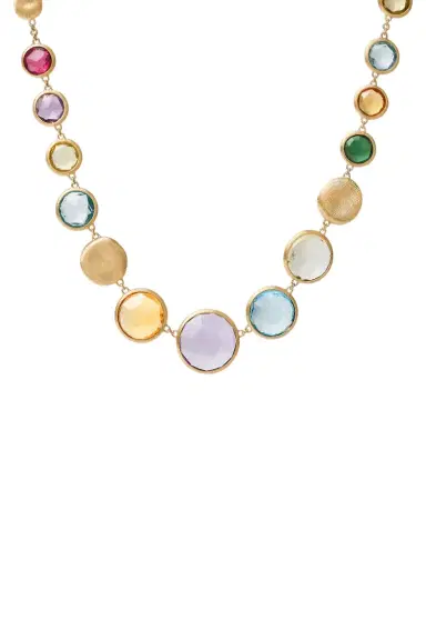 MARCO BICEGO Jaipur Mixed Gemstone Graduated Necklace | Thumbnail 3 MARCO BICEGO Jaipur Mixed Gemstone Graduated Necklace | Thumbnail 3