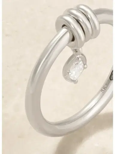 Spinelli Kilcollin Pia Sterling Silver Diamond Ring | Thumbnail 4 Spinelli Kilcollin Pia Sterling Silver Diamond Ring | Thumbnail 4