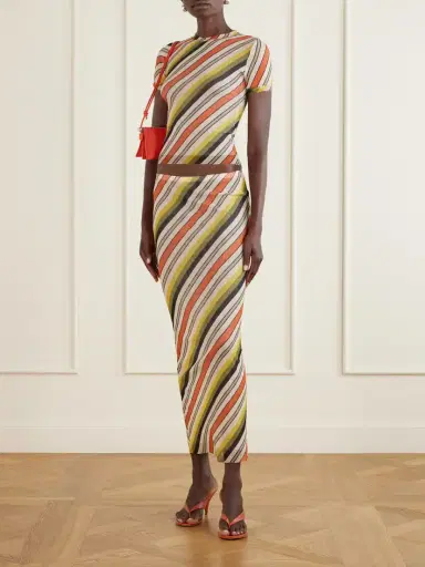 Jean Paul Gaultier Retro Stripe Printed Mesh Top | Thumbnail 2 Jean Paul Gaultier Retro Stripe Printed Mesh Top | Thumbnail 2