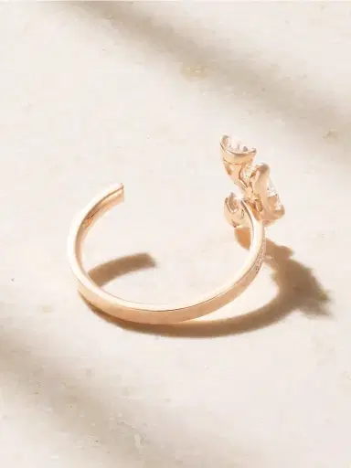 Repossi Serti Sur Vide 18-karat Rose Gold Diamond Ring | Thumbnail 3 Repossi Serti Sur Vide 18-karat Rose Gold Diamond Ring | Thumbnail 3