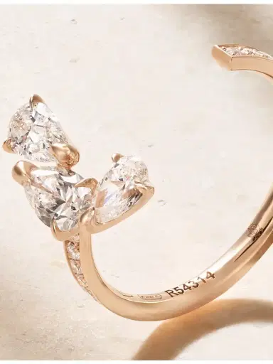Repossi Serti Sur Vide 18-karat Rose Gold Diamond Ring | Thumbnail 4 Repossi Serti Sur Vide 18-karat Rose Gold Diamond Ring | Thumbnail 4