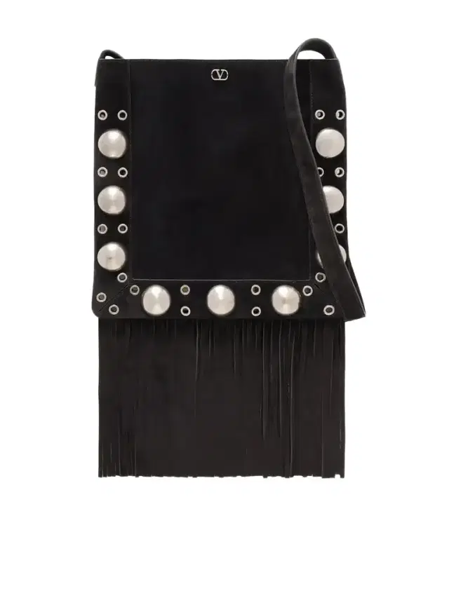 Nellcote Medium Fringed Studded Suede Shoulder Bag Nellcote Medium Fringed Studded Suede Shoulder Bag