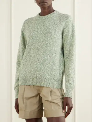 Purdey Mélange Wool And Cotton-blend Sweater | Thumbnail 3 Purdey Mélange Wool And Cotton-blend Sweater | Thumbnail 3