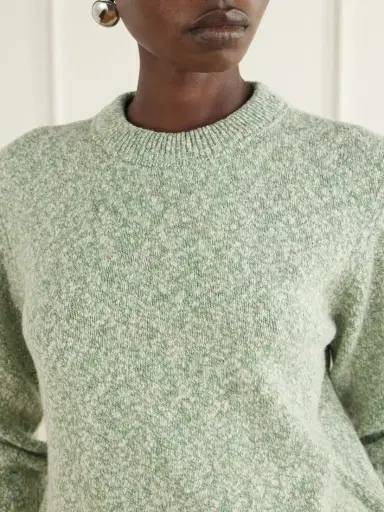 Purdey Mélange Wool And Cotton-blend Sweater | Thumbnail 5 Purdey Mélange Wool And Cotton-blend Sweater | Thumbnail 5