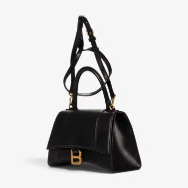 Balenciaga Balenciaga Small Hourglass Black Calfskin Leather Handbag by The Solist | Thumbnail 2 Balenciaga Balenciaga Small Hourglass Black Calfskin Leather Handbag by The Solist | Thumbnail 2