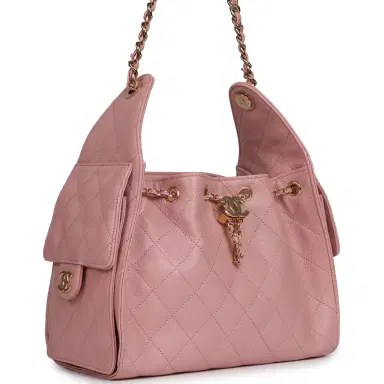 Chanel Chanel Small 25 Hobo Bag Pink Caviar Gold Hardware | Thumbnail 2 Chanel Chanel Small 25 Hobo Bag Pink Caviar Gold Hardware | Thumbnail 2