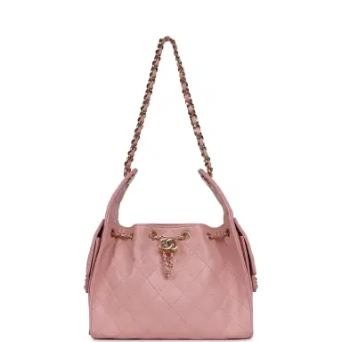 Chanel Chanel Small 25 Hobo Bag Pink Caviar Gold Hardware | Thumbnail 7 Chanel Chanel Small 25 Hobo Bag Pink Caviar Gold Hardware | Thumbnail 7
