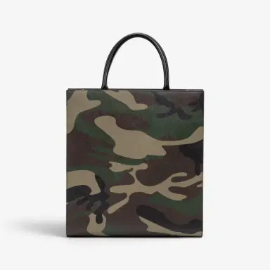 Celine Celine Camouflage Khaki Canvas Medium Vertical Cabas Tote Bag by The Solist | Thumbnail 5 Celine Celine Camouflage Khaki Canvas Medium Vertical Cabas Tote Bag by The Solist | Thumbnail 5