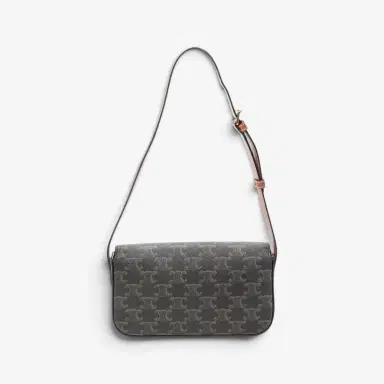 Celine Celine Triomphe Brown/Gray Coated Canvas Claude Shoulder Bag by The Solist | Thumbnail 5 Celine Celine Triomphe Brown/Gray Coated Canvas Claude Shoulder Bag by The Solist | Thumbnail 5