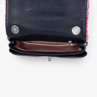 Chanel Chanel Black Tweed Canvas Lambskin Single Flap Shoulder Bag by The Solist | Thumbnail 8 Chanel Chanel Black Tweed Canvas Lambskin Single Flap Shoulder Bag by The Solist | Thumbnail 8