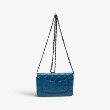 Chanel Chanel Classic Blue/Purple Lambskin Leather Chain Wallet by The Solist | Thumbnail 5 Chanel Chanel Classic Blue/Purple Lambskin Leather Chain Wallet by The Solist | Thumbnail 5