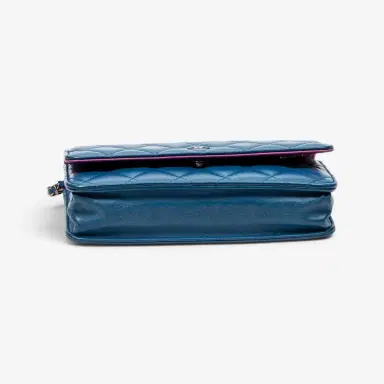 Chanel Chanel Classic Blue/Purple Lambskin Leather Chain Wallet by The Solist | Thumbnail 6 Chanel Chanel Classic Blue/Purple Lambskin Leather Chain Wallet by The Solist | Thumbnail 6