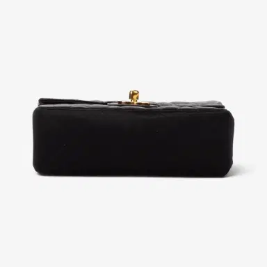 Chanel Chanel Classic Mini Timeless Black Satin Canvas Square Flap Bag by The Solist | Thumbnail 6 Chanel Chanel Classic Mini Timeless Black Satin Canvas Square Flap Bag by The Solist | Thumbnail 6