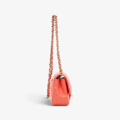 Chanel Chanel Classic Pink Lambskin Leather Single Flap Bag by The Solist | Thumbnail 4 Chanel Chanel Classic Pink Lambskin Leather Single Flap Bag by The Solist | Thumbnail 4