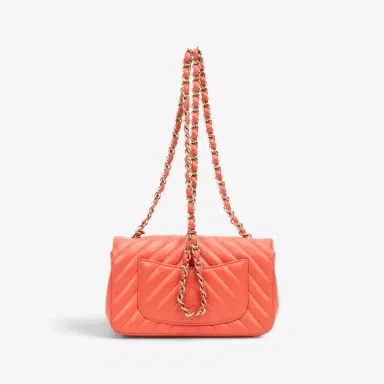 Chanel Chanel Classic Pink Lambskin Leather Single Flap Bag by The Solist | Thumbnail 5 Chanel Chanel Classic Pink Lambskin Leather Single Flap Bag by The Solist | Thumbnail 5