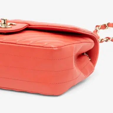 Chanel Chanel Classic Pink Lambskin Leather Single Flap Bag by The Solist | Thumbnail 8 Chanel Chanel Classic Pink Lambskin Leather Single Flap Bag by The Solist | Thumbnail 8