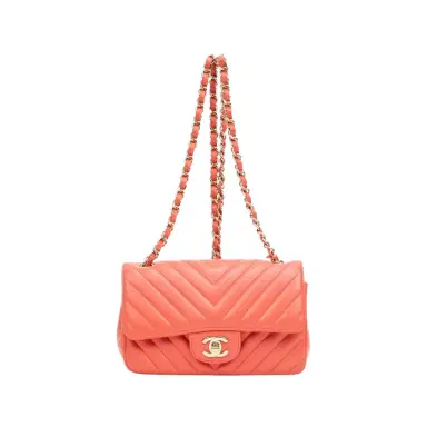 Chanel Chanel Classic Pink Lambskin Leather Single Flap Bag by The Solist | Thumbnail 1 Chanel Chanel Classic Pink Lambskin Leather Single Flap Bag by The Solist | Thumbnail 1