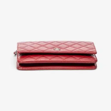 Chanel Chanel Classic Red Lambskin Leather Chain Wallet by The Solist | Thumbnail 6 Chanel Chanel Classic Red Lambskin Leather Chain Wallet by The Solist | Thumbnail 6