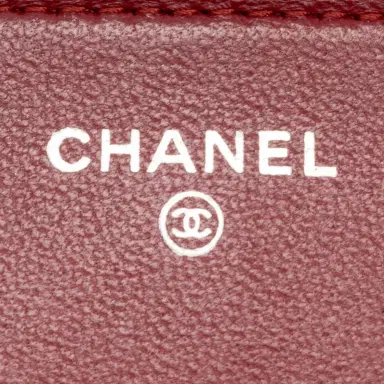 Chanel Chanel Classic Red Lambskin Leather Chain Wallet by The Solist | Thumbnail 10 Chanel Chanel Classic Red Lambskin Leather Chain Wallet by The Solist | Thumbnail 10