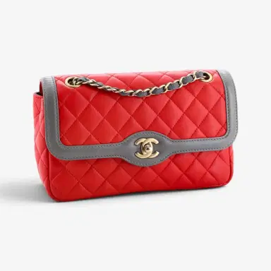 Chanel Chanel Classic Red Lambskin Leather Single Flap Bag by The Solist | Thumbnail 2 Chanel Chanel Classic Red Lambskin Leather Single Flap Bag by The Solist | Thumbnail 2