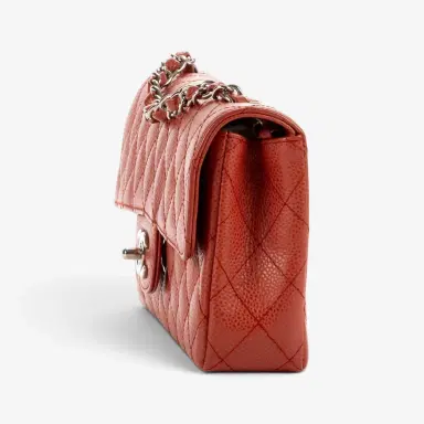 Chanel Chanel Guava Caviar Leather East West Flap Bag by The Solist | Thumbnail 3 Chanel Chanel Guava Caviar Leather East West Flap Bag by The Solist | Thumbnail 3