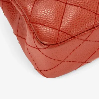 Chanel Chanel Guava Caviar Leather East West Flap Bag by The Solist | Thumbnail 7 Chanel Chanel Guava Caviar Leather East West Flap Bag by The Solist | Thumbnail 7
