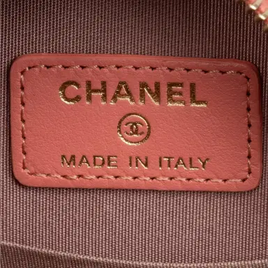 Chanel Chanel Pink Peach Lambskin Leather 19 Round Chain Mini Clutch by The Solist | Thumbnail 10 Chanel Chanel Pink Peach Lambskin Leather 19 Round Chain Mini Clutch by The Solist | Thumbnail 10