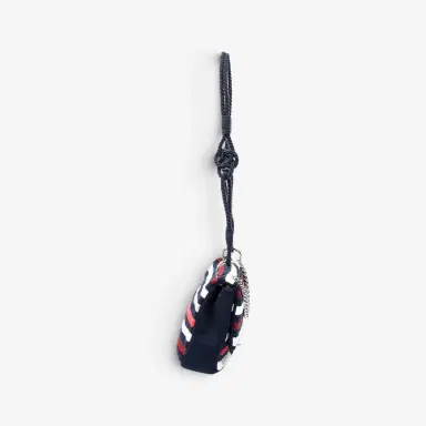 Chanel Chanel Quilted Striped Jersey Canvas Rope Single Flap Bag by The Solist | Thumbnail 4 Chanel Chanel Quilted Striped Jersey Canvas Rope Single Flap Bag by The Solist | Thumbnail 4