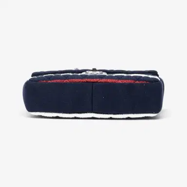 Chanel Chanel Quilted Striped Jersey Canvas Rope Single Flap Bag by The Solist | Thumbnail 6 Chanel Chanel Quilted Striped Jersey Canvas Rope Single Flap Bag by The Solist | Thumbnail 6