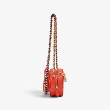 Chanel Chanel Red Lambskin 19 Round Mini Clutch by The Solist | Thumbnail 3 Chanel Chanel Red Lambskin 19 Round Mini Clutch by The Solist | Thumbnail 3