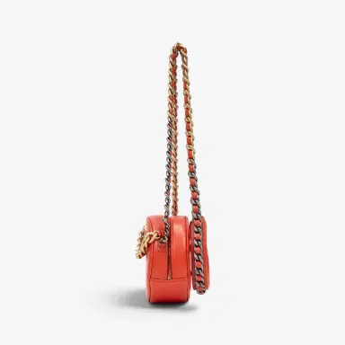 Chanel Chanel Red Lambskin 19 Round Mini Clutch by The Solist | Thumbnail 4 Chanel Chanel Red Lambskin 19 Round Mini Clutch by The Solist | Thumbnail 4