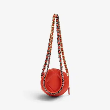 Chanel Chanel Red Lambskin 19 Round Mini Clutch by The Solist | Thumbnail 5 Chanel Chanel Red Lambskin 19 Round Mini Clutch by The Solist | Thumbnail 5