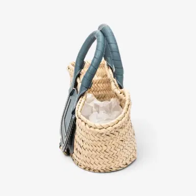 Chloé Chloé Marcie Natural Woven Raffia Micro Basket Bag by The Solist | Thumbnail 3 Chloé Chloé Marcie Natural Woven Raffia Micro Basket Bag by The Solist | Thumbnail 3