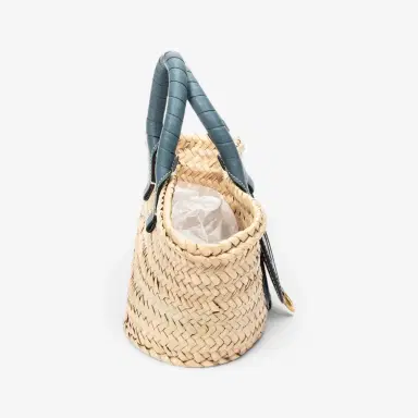 Chloé Chloé Marcie Natural Woven Raffia Micro Basket Bag by The Solist | Thumbnail 4 Chloé Chloé Marcie Natural Woven Raffia Micro Basket Bag by The Solist | Thumbnail 4