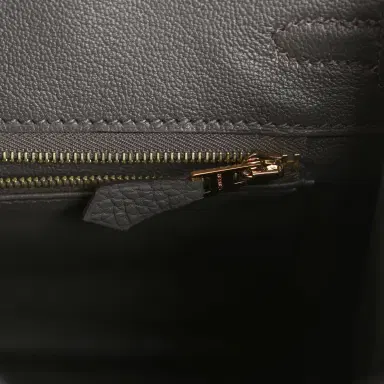 HERMÈS Hermes Birkin 25 Etain Togo Gold Hardware | Thumbnail 8 HERMÈS Hermes Birkin 25 Etain Togo Gold Hardware | Thumbnail 8