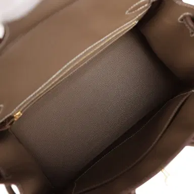 HERMÈS Hermes Birkin 25 Etoupe Togo Gold Hardware | Thumbnail 9 HERMÈS Hermes Birkin 25 Etoupe Togo Gold Hardware | Thumbnail 9