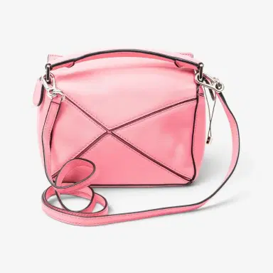 Loewe Loewe Pink Calfskin Leather Mini Puzzle Crossbody Bag by The Solist | Thumbnail 5 Loewe Loewe Pink Calfskin Leather Mini Puzzle Crossbody Bag by The Solist | Thumbnail 5