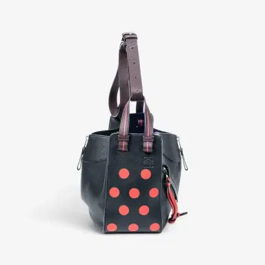 Loewe Loewe Polka Dot Black Calfskin Leather Small Hammock Bag by The Solist | Thumbnail 4 Loewe Loewe Polka Dot Black Calfskin Leather Small Hammock Bag by The Solist | Thumbnail 4